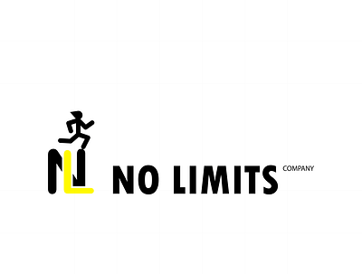 NO LIMITS COMPANY branding design icon illustration logo vector