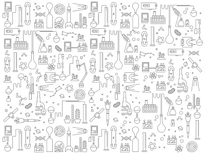 Science ciencia experimento iconos icons magnet pattern pictogramas pictograms science