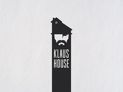 Klaus House beard branding building construction creative hat house logo repair