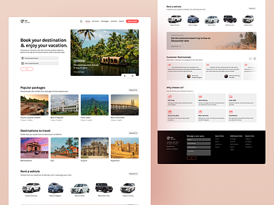 Travel Agency Web Design