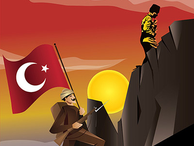 30 august 30 30agust agustos emin illustration so turkey turkish victoryday