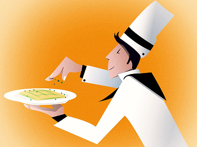 Katmer Cook Chef Character Illustration chef cook design drawing illustration