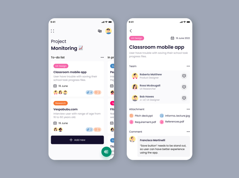 Kanban Board Mobile App by rapoleon on Dribbble