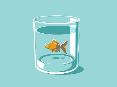 Water Is For All art direction design fish glass graphic design illustration marine ocean water
