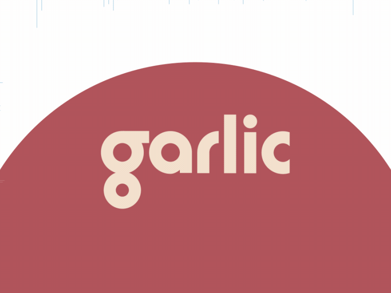 Garlic - logo construction