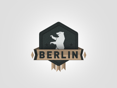 Berlin Badge badge bear berlin design details element logo web web element