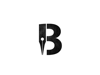 monogram / BM copywriter monogram pen typography writing