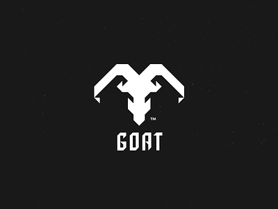 GOAT animal black goat grid kozel logomark minimal miro negative origami space symbol