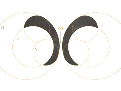 Oligarcho l Symbol construction golden ratio kozel logo logomark mikodesign miro symbol