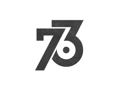 763 final logo kozel letters logomark mikodesign miro negative number numbers seven six space symbol three