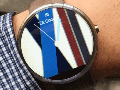 Moto 360 Material Watch Face