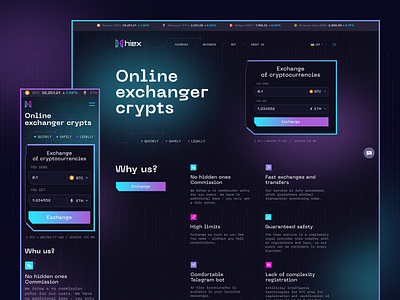 Hiex design site ui ux web