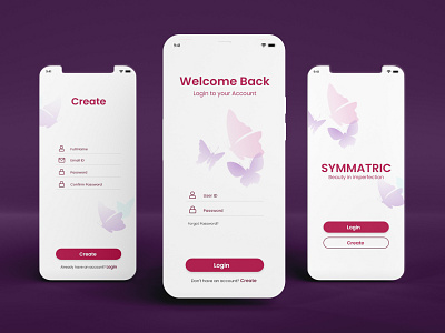 Daily UI #1 – Login Page 100 ui challenge challenge daily ui daily ui challenge login page mobile app ui ui challenge welcome page