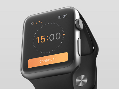 Apple Watch. Time Picker app apple picker time ui watch