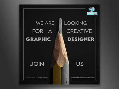 Graphic Design Hire graphic design hire hiring minimalistic social media post