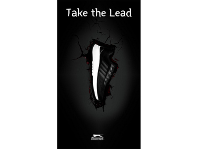 SP#8: Shoe Punch abstract adobe background black crack design ecommerce graphic design photo editing photo retouching photoshop poster design promotional design red shoe poster silhouette wallpaper