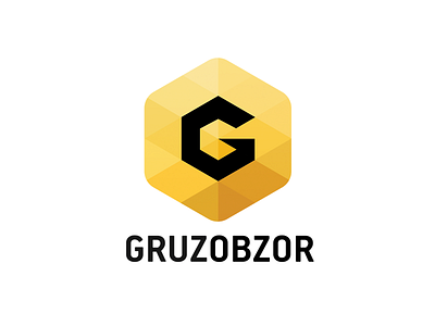 Gruzobzor.ru logo brand branding cargo cube g gruzobzor icon logo service startup