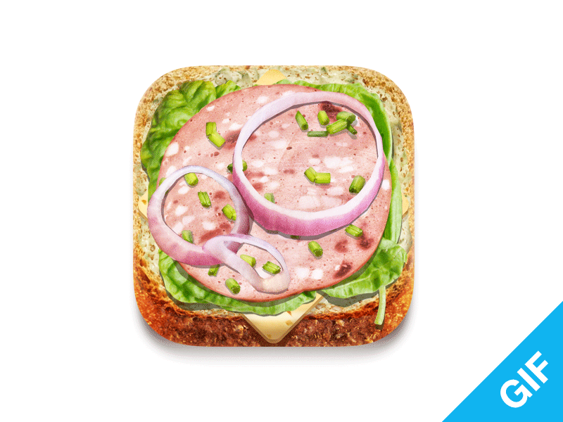 Sandwich iOS 7 icon app button drawing food icon identity illustration ios ipad logo phone sketch