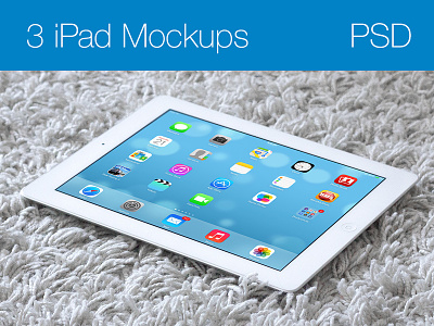 iPad Mockups PSD apple download free freebee freebies ipad mockup mockups photo psd vector white