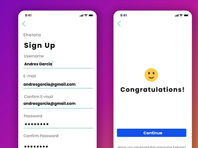 Sign Up UI Mobile design design figma illustration logo ui ux