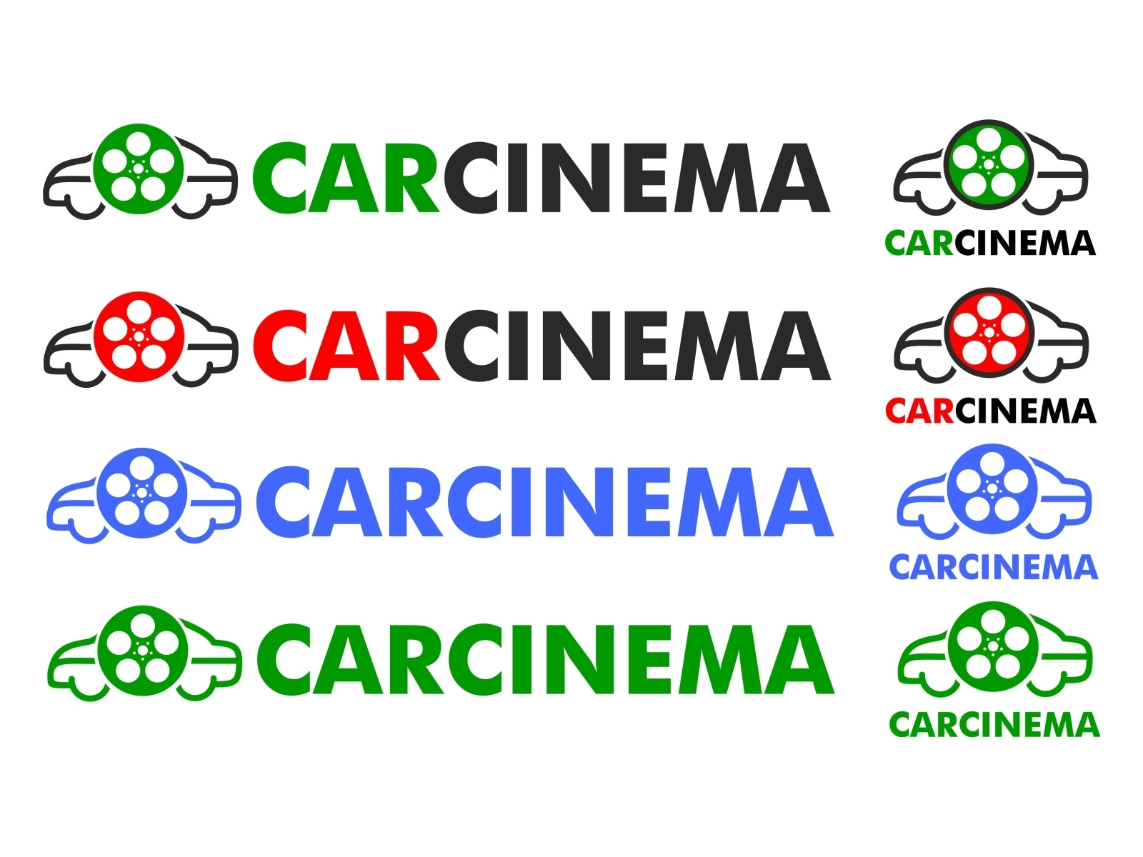 Car CINEMA LOGO by Creative Studio MIRACULUM on Dribbble