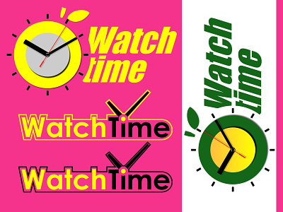 Watch time adobe illustrator art branding design fantasy graphic design illustration life life style logo meaning of life minimalism motion graphics sticker stiker time typography vector