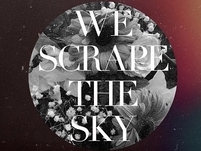 WE SCRAPE THE SKY - Shirt Design