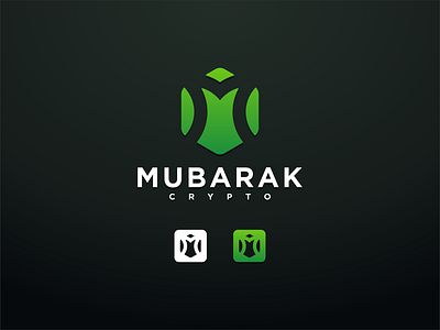 MUBARAK CRYPTO LOGO DESIGN app awesomelogo bestlogo branding cryptologo design dinnarkuwait graphic design kuwait logo logocrypto logodesign m letter m logo minning minninglogo modernlogo shieldlogo