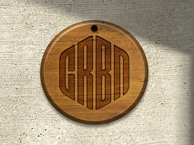 Wood Logo Mockup