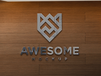 Wood Wall Logo Mockup by Meizzaluna Team Project on Dribbble