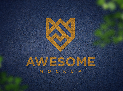 Logo Mockup awesome awesomemockup bestmockup branding company design elegant logo logomockup mockup mockups worldmockup