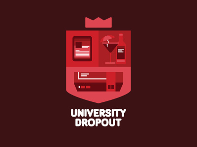 Stay in School Kids branding design dropout logo mark university