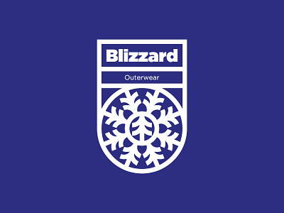 Blizzard Outerwear brand extreme sports logo mark outerwear skiing snowboarding snowflake tree