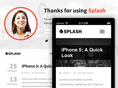 Splash - WordPress Theme blog genesis thesis website wordpress