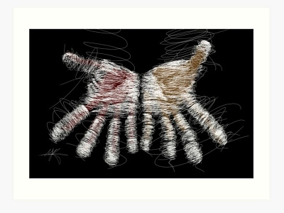 Freedom Hand drawing By Mustafa Elshahat art artwork drawing hand illustration print