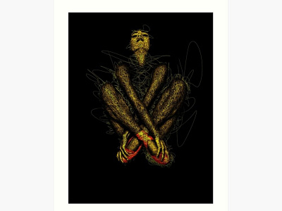 Ballerina Drawing By Mustafa Elshahat art artwork ballerina drawing illustration print