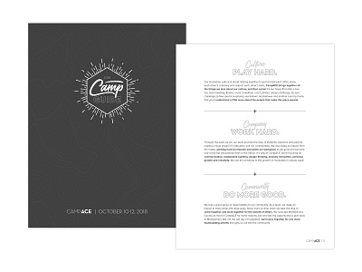 Brand + Event Design – CampACE