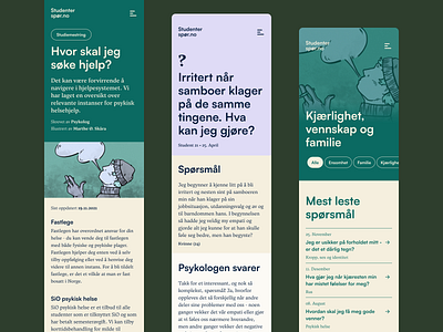 Studenter Spør - SIO branding design desktop graphic design ui web