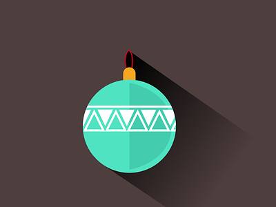 Christmas ornament christmas icon illustration
