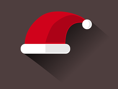 Christmas hat christmas icon illustration