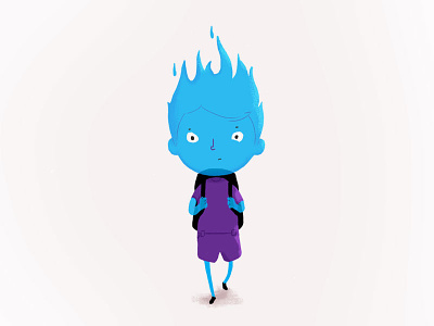 Gas boy 🔥 blue boy character gas illustration mascot onga