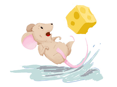 sketch book cheese children illustration mouse sketch