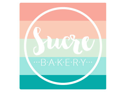 Sucre Logo bakery logo pastels