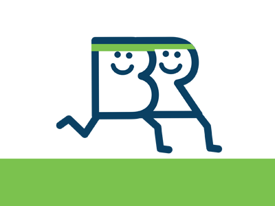 Buddy Runners branding illustration run