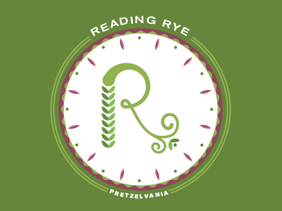 Reading Rye beer beer label label pennsylvania typography