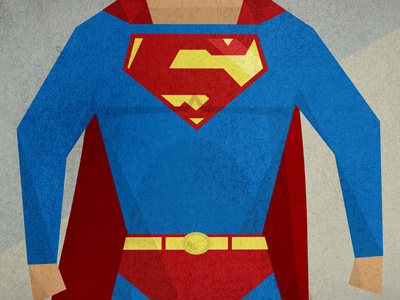 Superman Walk animation comics illustration off doodie superheroes superman