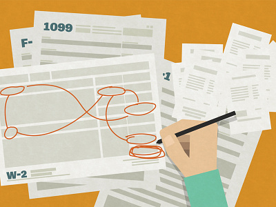 Tax Mess animation motion motion graphics styleframe