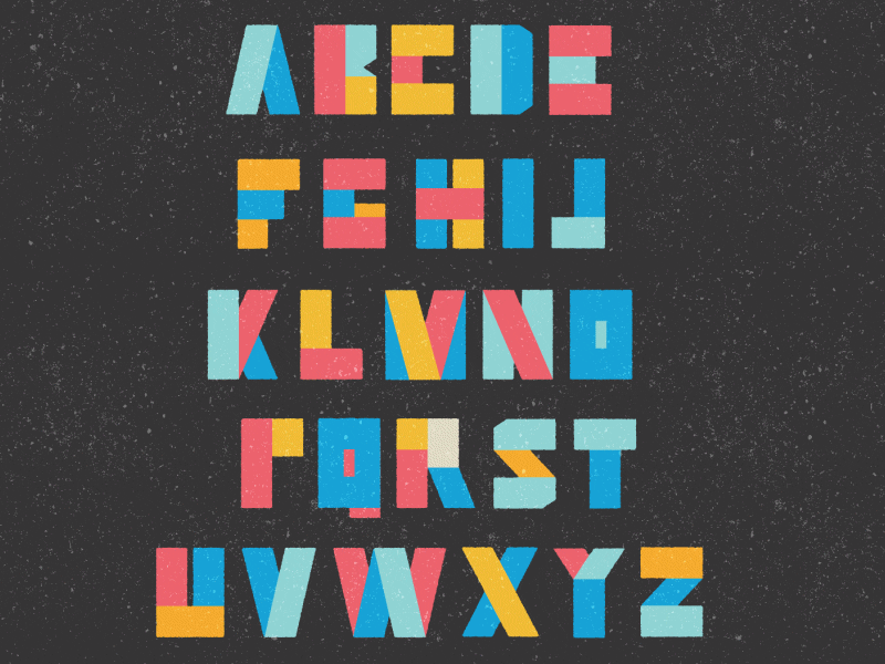 "Colorblind" animated type