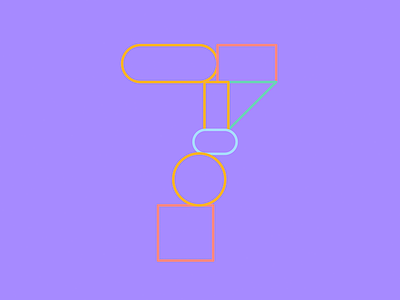 7 7 bingomation geometric number seven shapes type