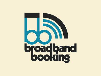 Broadband Booking brand columbus identity illustration logo music startup thicklines trademark